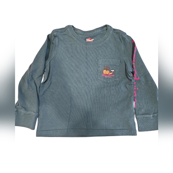 VINEYARD VINES CHRISTMAS THEMED LONG SLEEVED T- SHIRT. SIZE 2T. - Picture 1 of 7